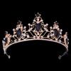 Baroque Crystal Tiaras and Crowns for Women Rhinestone Prom Diadem Headband Bridal Wedding Hair Accessories Jewelry Crown Tiara