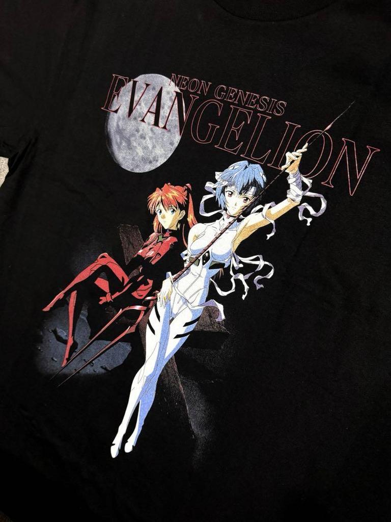 [USED] Evangelion Anime T-shirt, Size XL