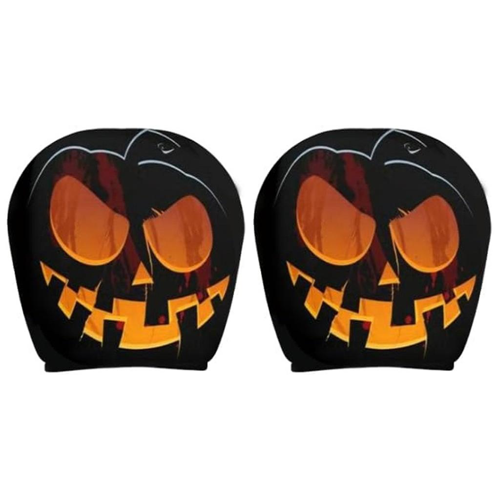 2pcs Car Headrest Covers Stretchy Headrest Protector Reusable Car Seat Mask for Auto Front Seat Rest Decoration