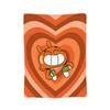Gumballs Face Flannel Blanket Customized Throw Blanket for Home 150*125cm Plush Thin Quilt,