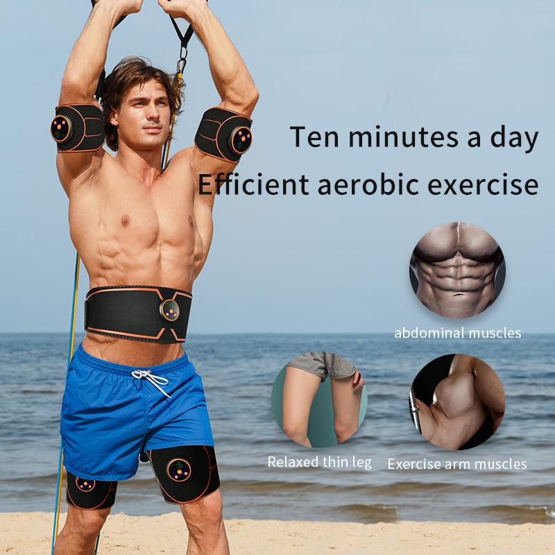 Pas do ćwiczeń brzucha trener brzucha EMS stymulacja mięśni elektryczny przyrząd do ćwiczeń pasy tonujące do treningu nóg i ramion Fitness sprzęt do domowej siłowni
