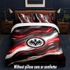 Eintracht Frankfurt Football Design Bed Bedding Set 1 Duvet Cover + 2 Pillowcases Soft Breathable Household Bed Linens