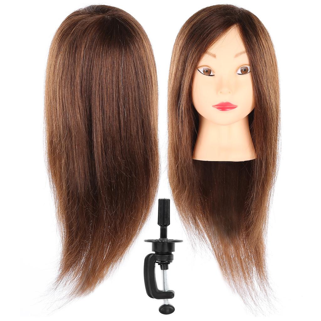 Haar Übungskopf Friseur Trainingskopf Kosmetologie Übungskopf mit Halterung