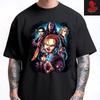 Men's and Women's T-shirts Chucky "Child's Play" Horror Movie Halloween | Unisex Cotton