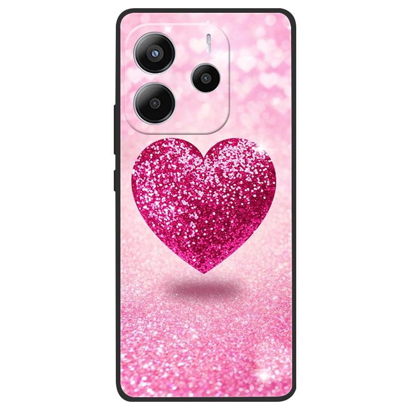 For Redmi Note 14 4G (Europe) Phone Case Marble Painting Pattern Soft Silicone Anti Drop Cover For Xiaomi Redmi Note14 4G Shell