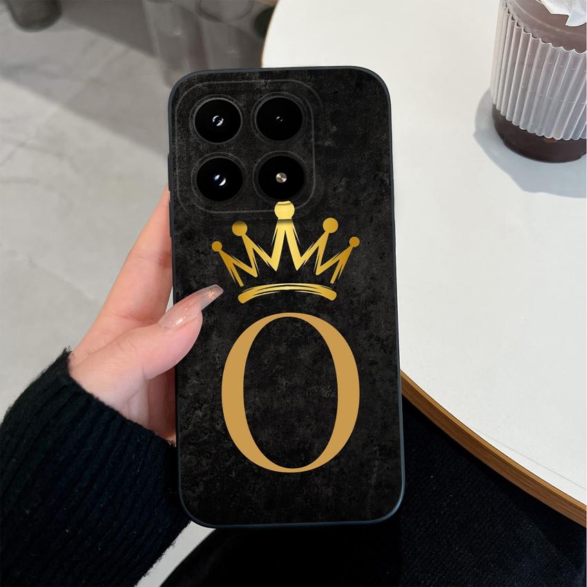 Phone Cover For Xiaomi 17 15T Pro Poco F7 Ultra C75 C55 C50 C31 Four Leaf Clover Letter Pattern Matte Silicone Shockproof Bumper Case For Xiaomi Shell