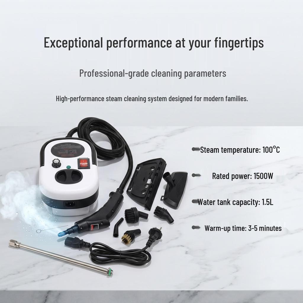 Multifunctional Portable High-Pressure Steam Cleaner for Home: Air Conditioner, Range Hood, and Kitchen Disinfection