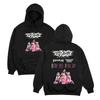 Hanabie Tour Hoodies Hanabie Girl Group Metal Merch Streetwear Men Women Retro Aesthetic Pullovers  Sweatshirt