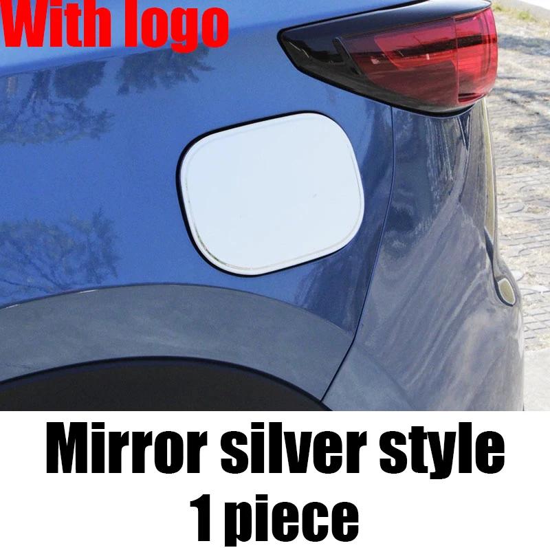 For Mazda CX-5 CX5 2017-2025 Modified Stainless Steel Fuel Tank Cap Decorative Cover Automotive Exterior Decoration Accessories