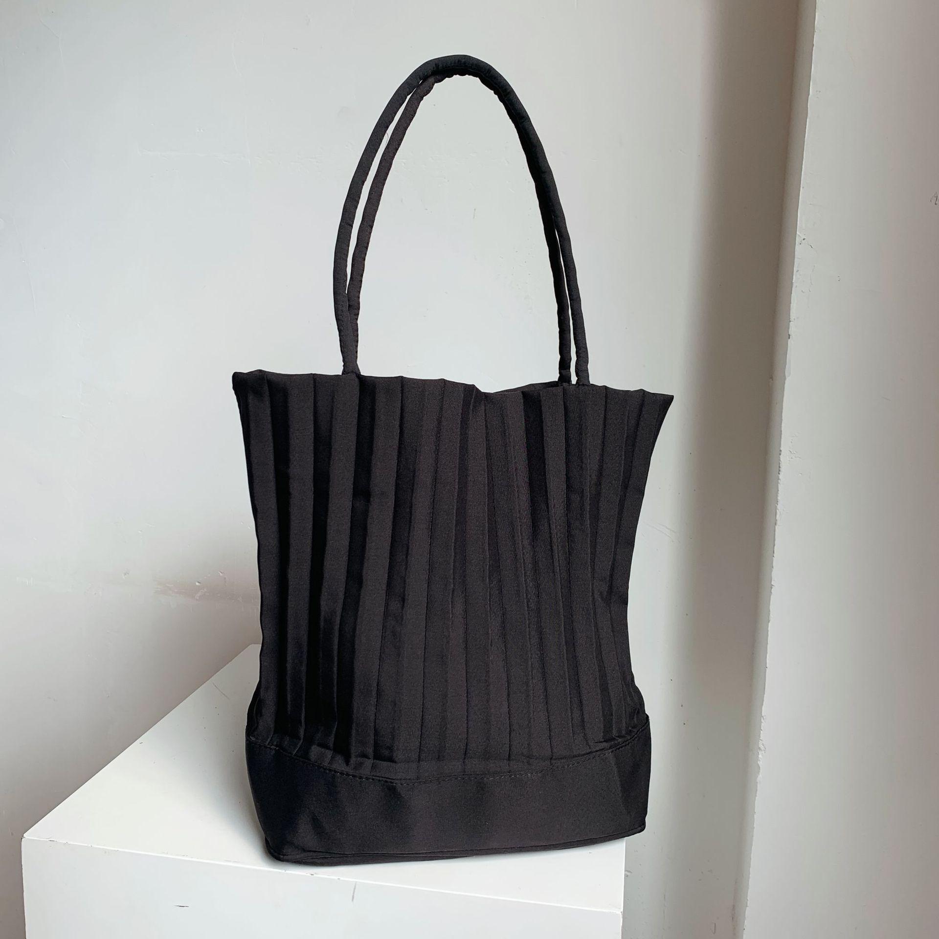 

Оригинальная дизайнерская плиссированная сумка-ведро для женщин