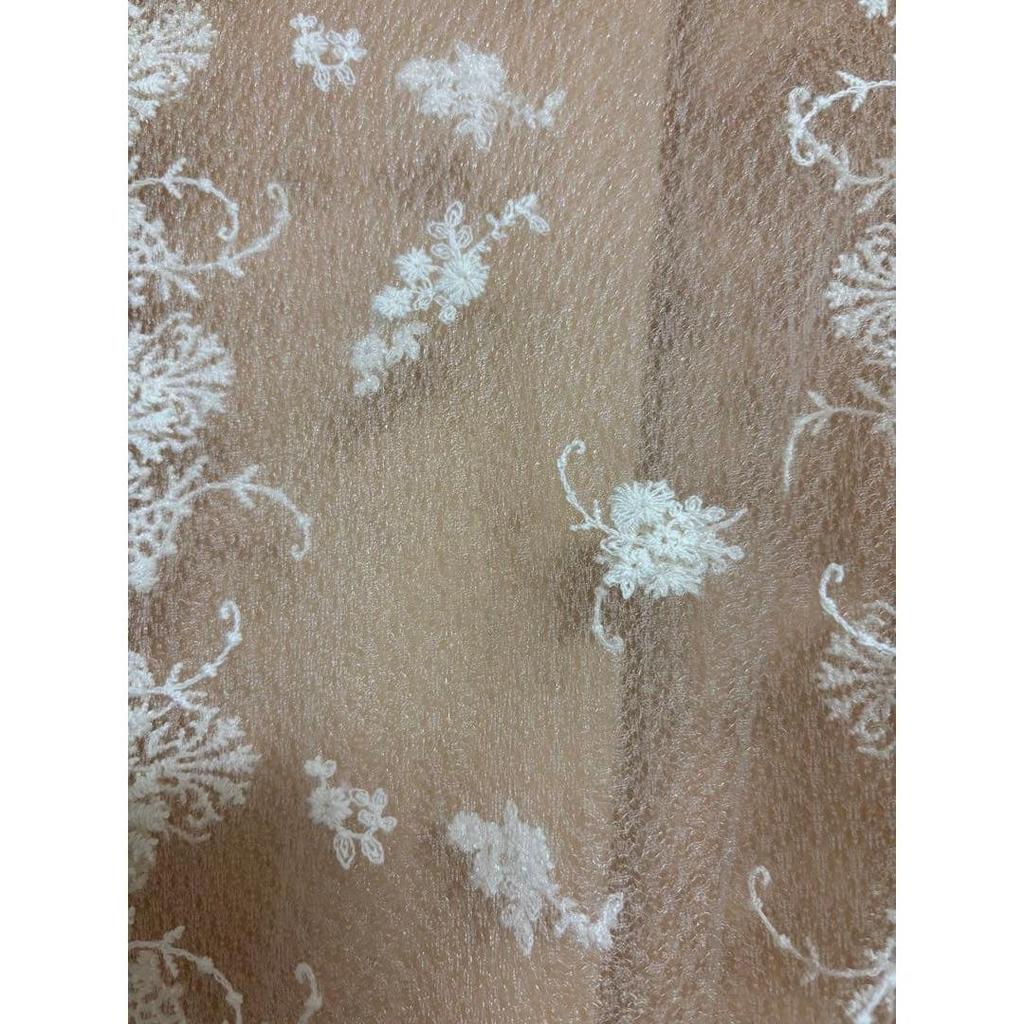 Used White Lace Stole Shawl