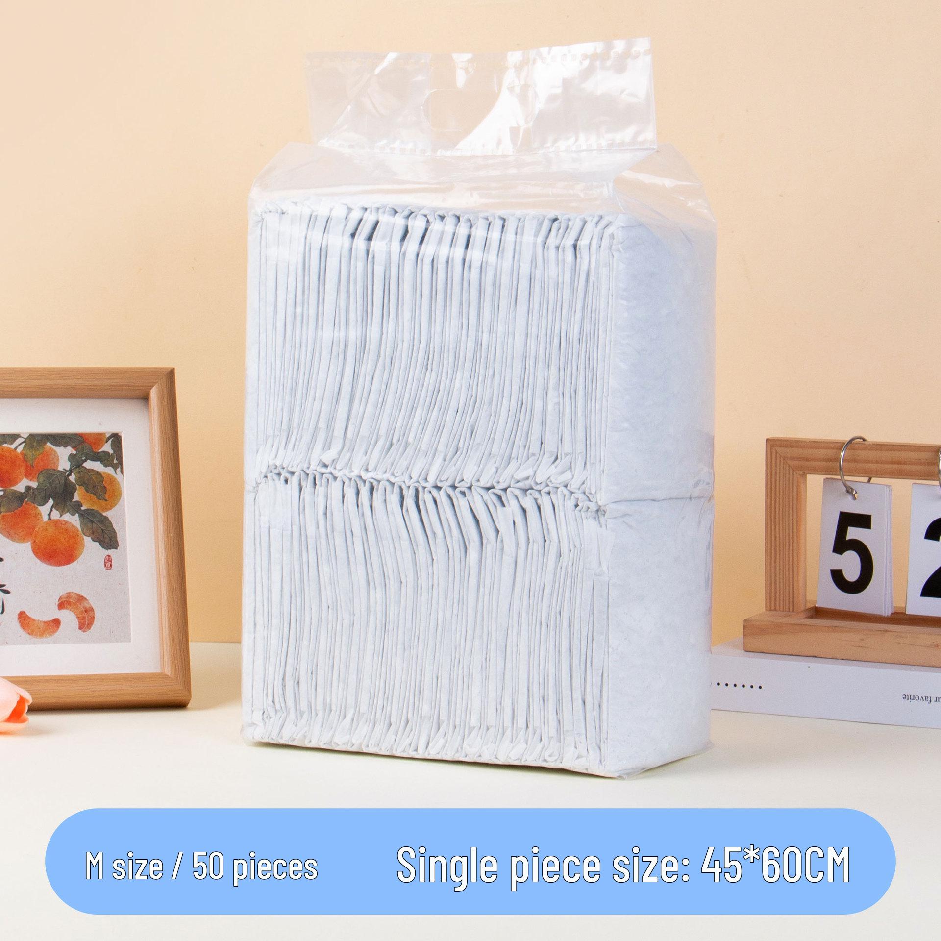 Bamboo Charcoal Disposable Dog Diaper Pads - Adhesive, Absorbent, Deodorizing Pet Urine Pads