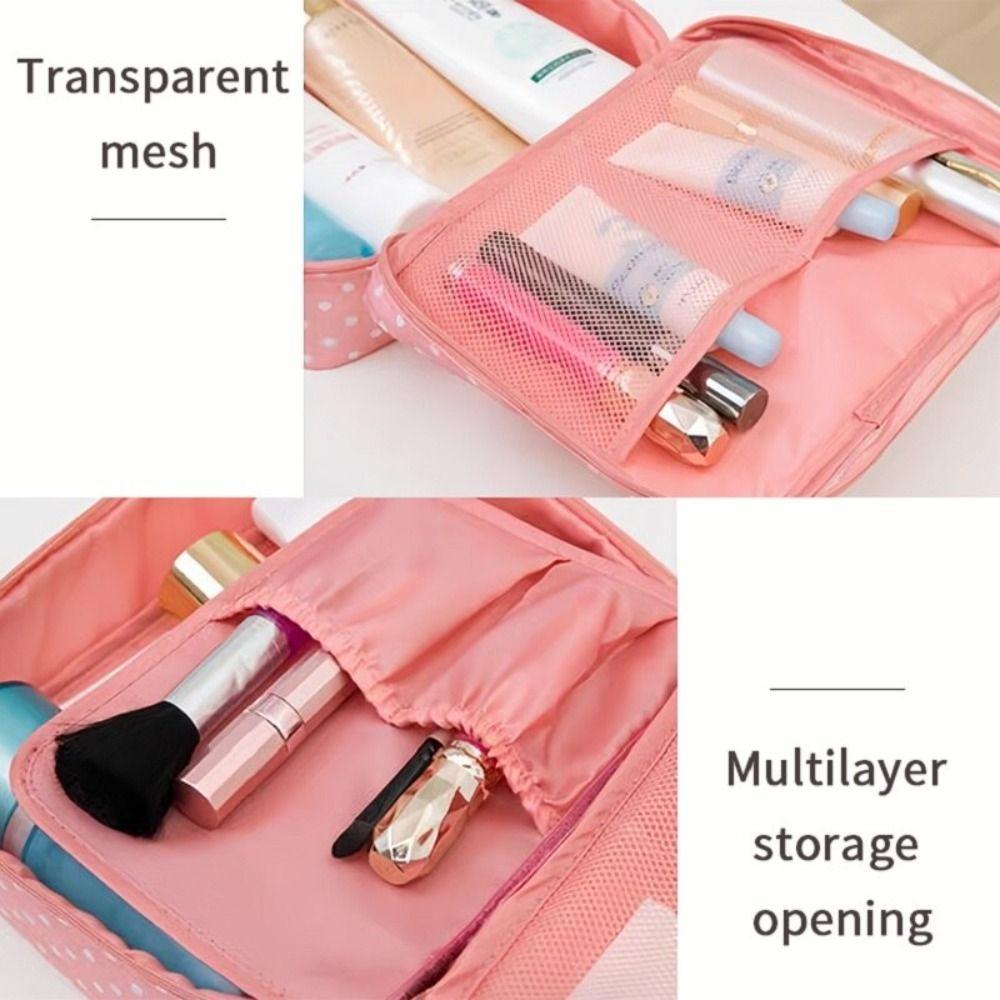 1Pc Multi-color Optional Flower Print Storage Bag Crochet Complete Set of Knitting Tools Accessories Storage Bag Cosmetics Bag