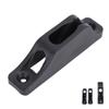 Boat Rope Clam Cleat Nylon Non Slip Stable Fastening Clam Cleat for Yachts Ships Black