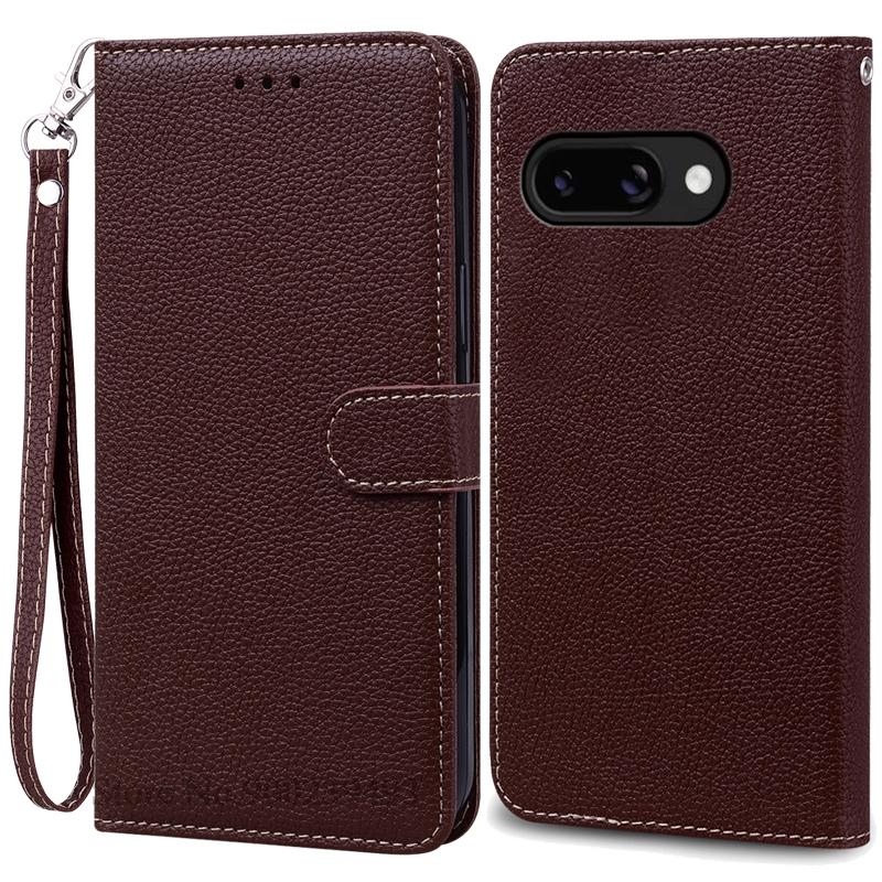 For Google Pixel 9A Case Flip Leather Wallet Cover For Google Pixel 9A Case Book Phone Cover Coque Fundas Capa