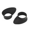2pcs Rubber Eye Cups 27mm Inner Diameter Foldable Eyepiece Cover for Microscope Ocular Instrument Telescope