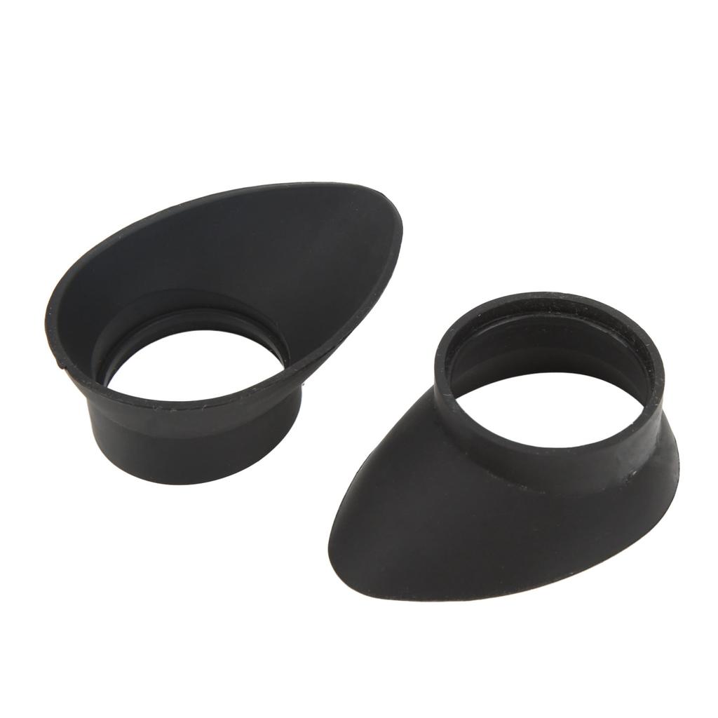 2pcs Rubber Eye Cups 27mm Inner Diameter Foldable Eyepiece Cover for Microscope Ocular Instrument Telescope
