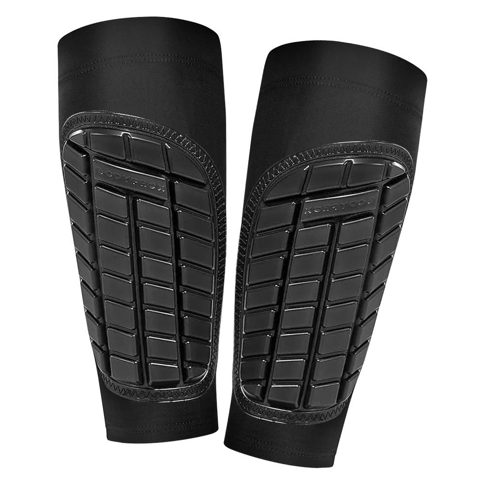 

1Pair Football/Soccer Shin Guard Sleeves – High-Impact Resistant,Breathable & Comfortable Leg Protection For Men Women, & Teens M