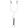 textureMetal Chain Nipple Clamps for Couples Adjustable Breast Clip Bondage Accessories for Sensual Bedroom Foreplay