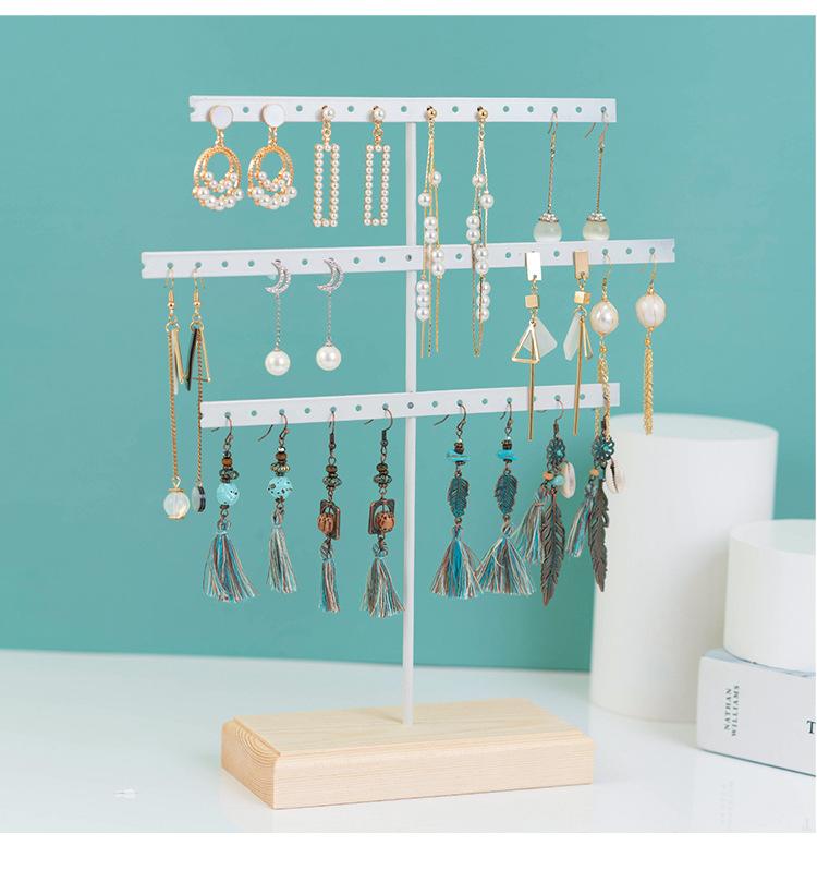 Современный минималистичный 5-слойный стеллаж для демонстрации ювелирных изделий браслет ожерелье витрина стеллаж для ювелирных изделий браслет кольцо стеллаж для хранения сережек 139cmx68cmx279cm белый 2598₽