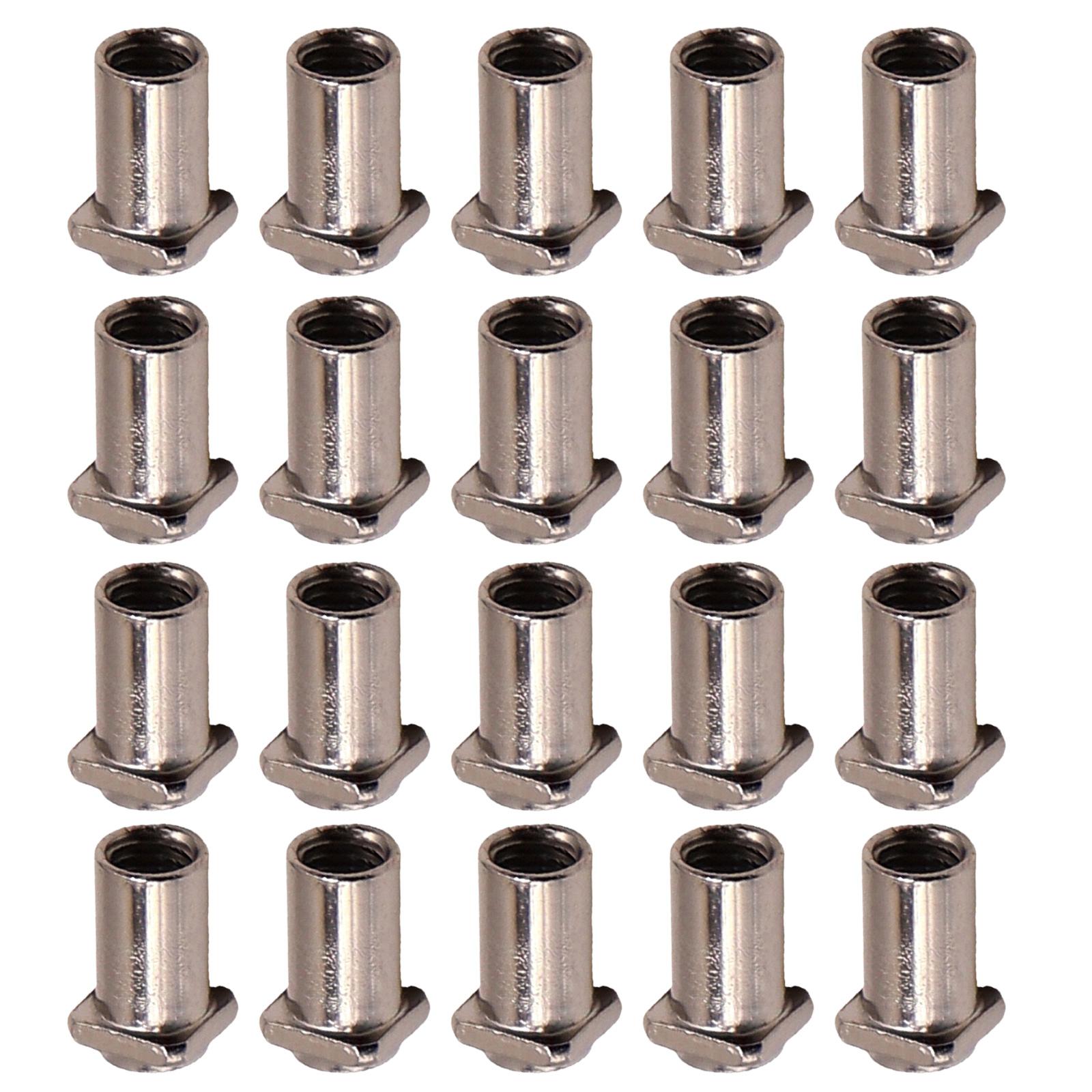 

20Pcs Iron Drum Screw Nut Replacement Swivel Nuts Floor Drum Spare Parts Drum Practical Musical Instrument Accessory 5MM