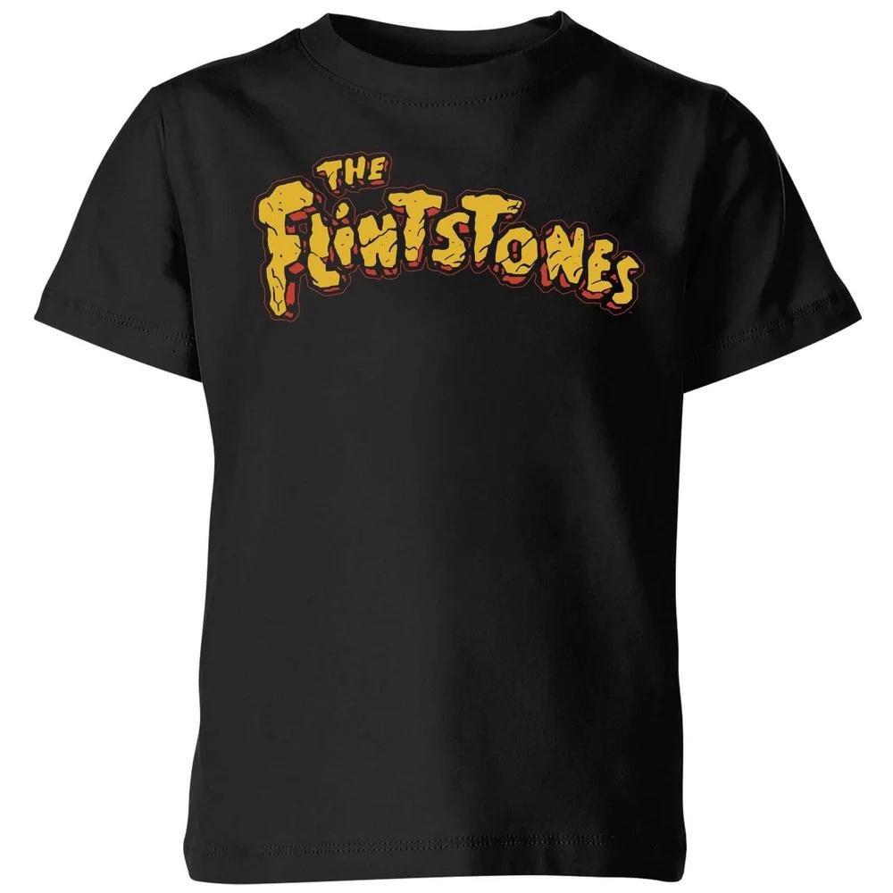 The Flintstones Logo Kids  T-Shirt - Black - 3-4 Years 100