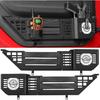 VEILS Front Door Storage Box for Jeep Wrangler JL JLU 4XE (2018-2025) & Gladiator JT (2020-2025) Accessories, Fits Manual/Power Seats, Heavy-Duty