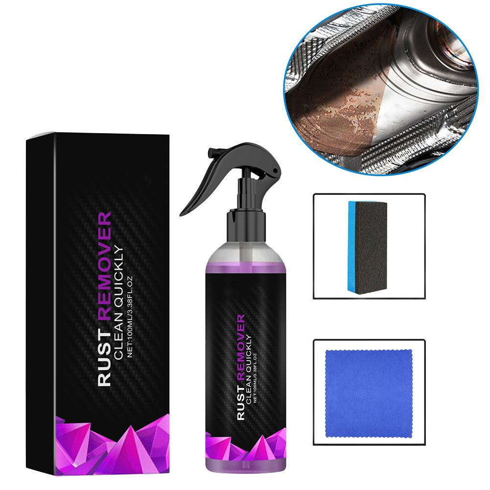 Paint Rust Inhibitor Paint Quickly Rust Remover Derusting Spray Metal Iron Prowder Stain Removal Agent Car Wheel Hub Care