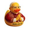 Pope Leo XIV Duck Resin Pope Catholic Duck Figurine Religious Desktop Catholic Duck Statue Keepsake Gift for Friends