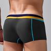Men's Low Rise Ice Silk Boxer Briefs Quick Dry Athletic Underwear Breathable Sport Trunks for Men
