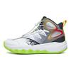 Li Ning Παιδικά 3.0 V2 Νυχτερινά Φωσφορίζοντα Παπούτσια Μπάσκετ Παιδικό Αθλητικό Παπούτσι Κανονικό-Λευκό Χαλίκι-Γκρι Μαύρο YKBT074-5