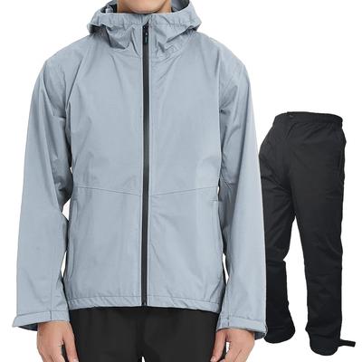 Outdoor Sports Rainwear and Bottom Set Rain Suit Raincoat Outdoor Mountain Parka Rainwear for and Winter [Top Breathable, Waterproof, Windproof,