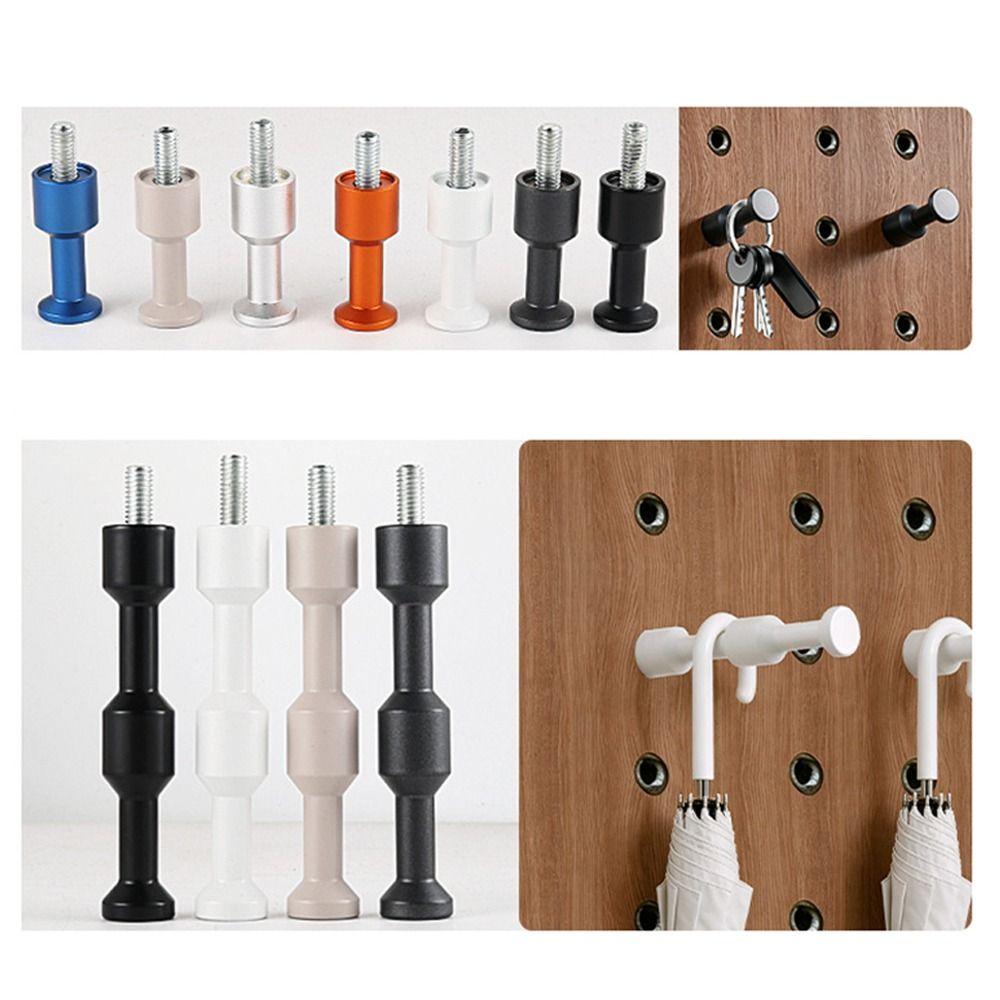 Metal Pegboard Storage Hook Embedded Insert Nuts Wall Pegboard Organizer Workshop Organization