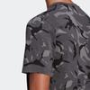 adidas T Shirts Men's Black Crew Neck Moderate Straight Fit GK9951