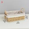 Woven Storage Bin Large Capacity Organiser Basket For Toy Cosmetics Jewelry Book Small Items Living Room Bedroom Dresser