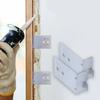 100Pcs Door Installation Fixing Pieces Wood Door Frame Corner Assistant Bracket Heavy Duty Stainless Steel Mounting