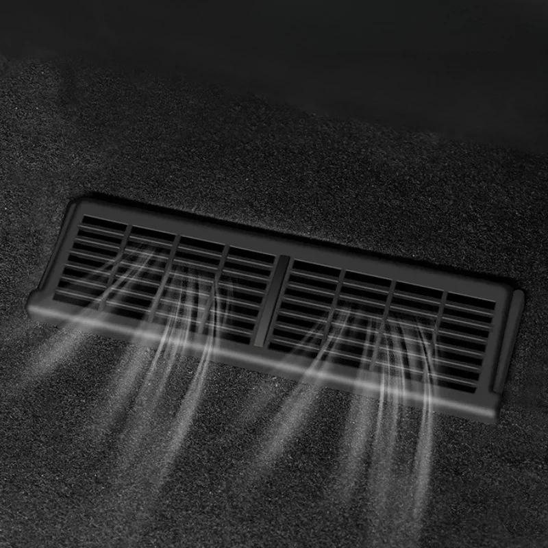 For Tesla Model Y 2024 Accessory Under Seat Air Outlet Protective Cover Model 3 2024 Interior Refit Under Seat Air Outlet Cover