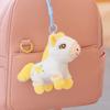 Chinese Style Vintage Pony Plush Keychain Mascot Chinese Horse Plush Keyring  Chinese New Year Gift