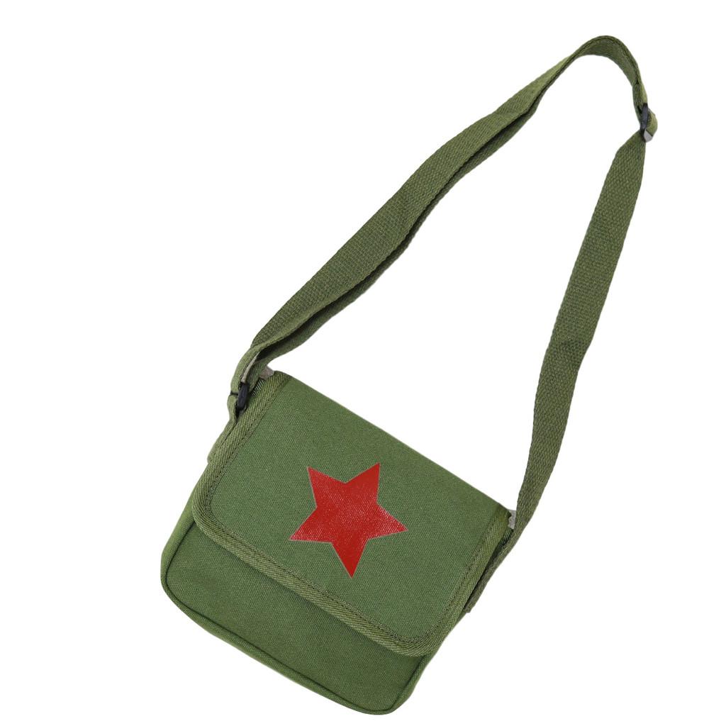 Stylish Green Children s Shoulder Bag Retro Design Practical Waterproof Backpack