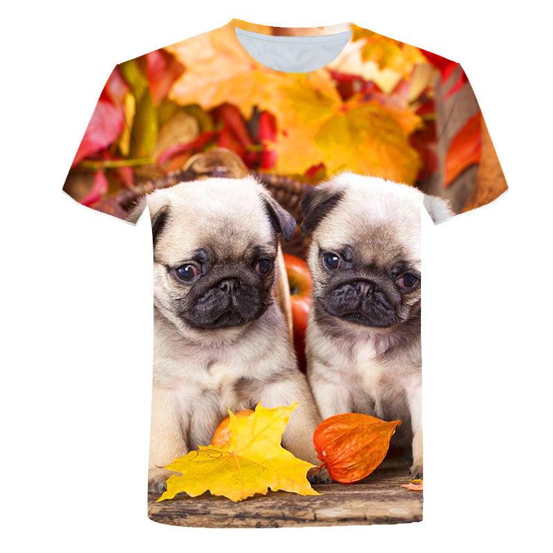 Летняя мужская футболка с милым принтом в виде мешочка 3D — фото 23