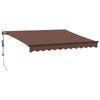 VidaXL Automatic Retractable Awning Brown 300x250 Cm, Awning, Door Awning, Garden Awning, Blind, Awning of 3310203