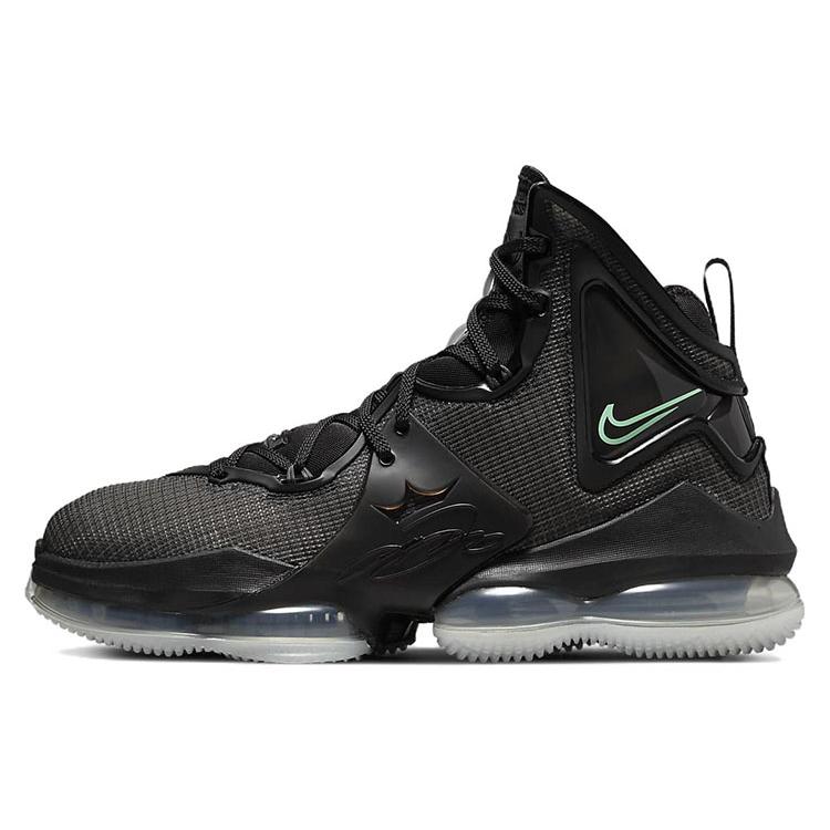 New Nike LeBron 19 Black Anthracite Green Glow CZ0203-003