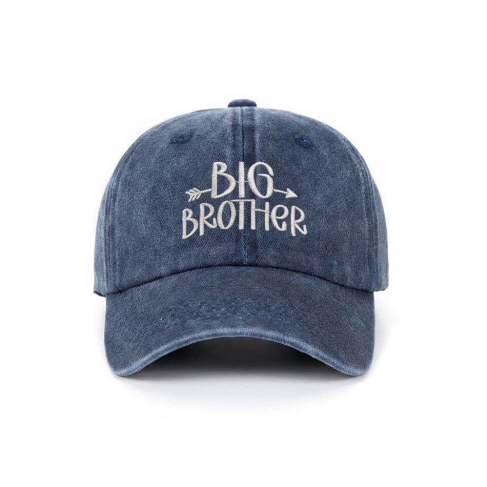 Verstellbare Big Brother Big Sister Kappen Gewaschene Baumwolle Kinder Papa Hut Geschwister Baseballkappen Geschenke