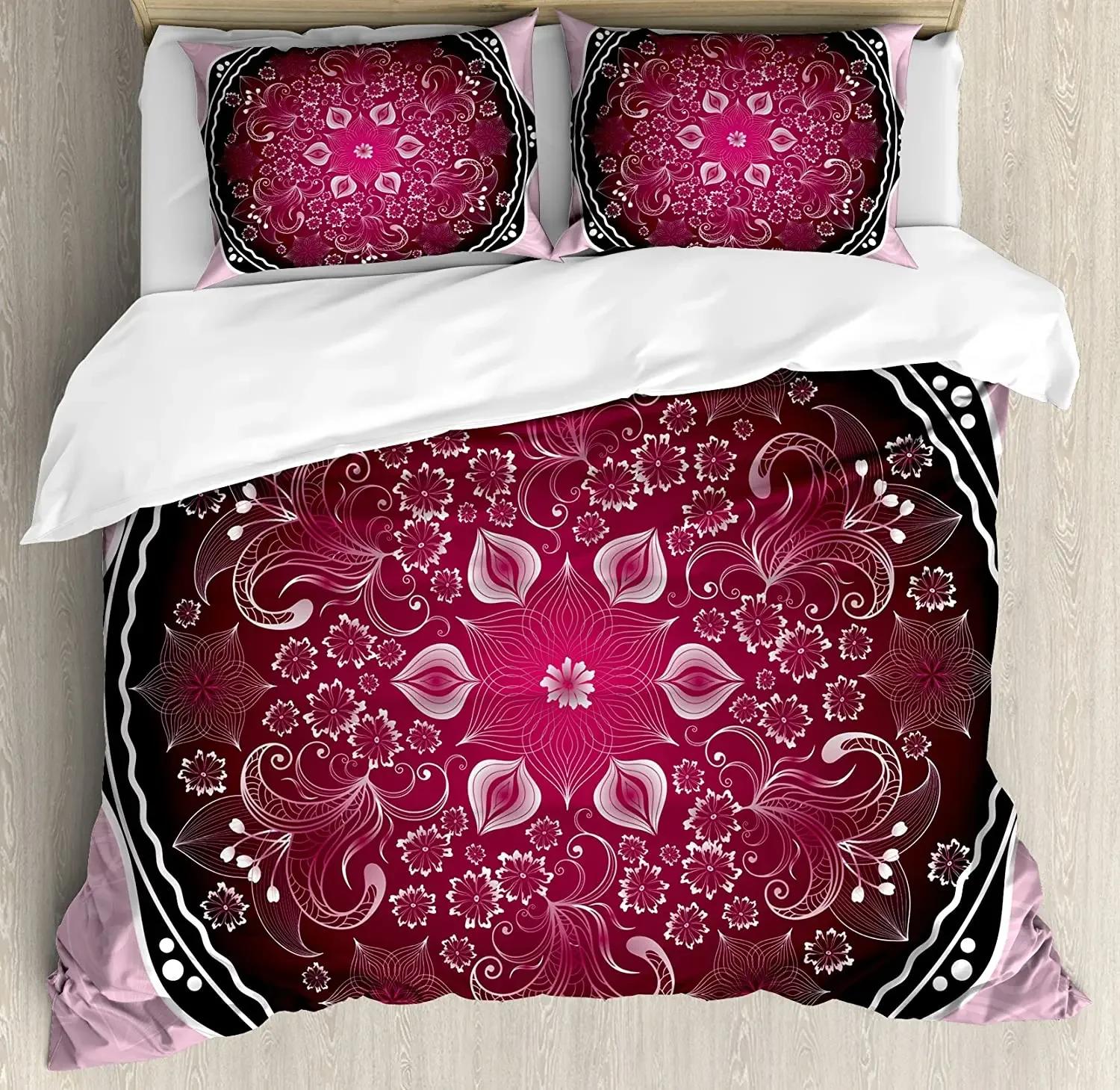 

Sugar Skull Duvet Cover SetSugar Killer Calaveras Framework Day Of The Dead Vintage Gothic Design PrintSkull Bedding Set EU Single(135*200cm)3pcs