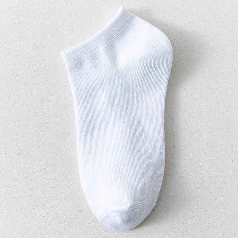 Women's Solid Color No-Slip Low-Cut Socks - Spring/Summer Thin Cotton Invisible Ankle Socks