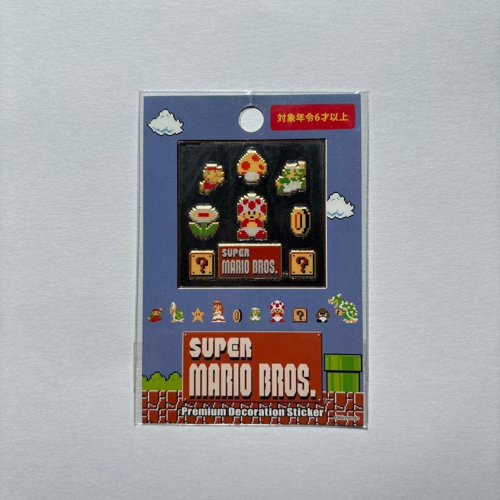 Super Mario Bros. Premium Decoration Sticker Toad