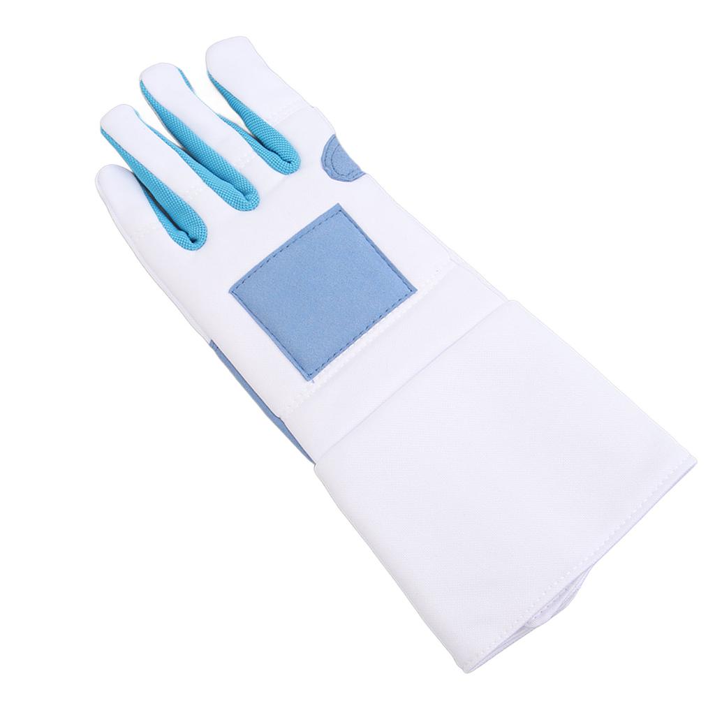 Left Hand Fencing Glove Skid Resistant Abrasion Resistant Saber Glove for Training Practice Match S