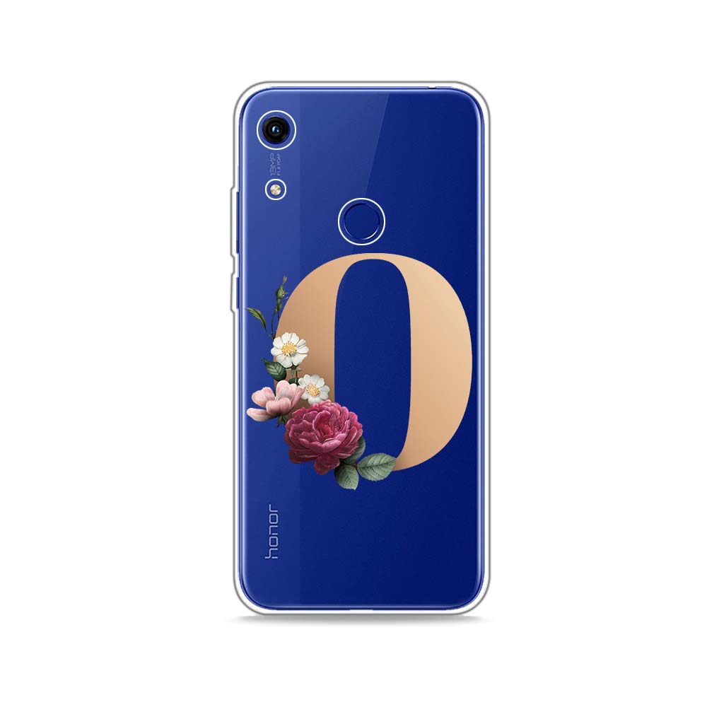 Letter Alphabet Flowers Z Silicone Cover For Honor 10X 9X 8X MAX 20 10 9 8 8A 8C 8S Prime 7A Pro Lite Soft Phone Case