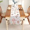 Pudodo Fairy Table Runner Enchanted Theme Girls Birthday Party Decoration Elf Mushroom Kitchen Dining Room Home Decor