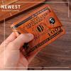 Men's Retro Embossed Magnetic Buckle Dollar Pattern Wallet with Multi-Card Slots and Money Clip